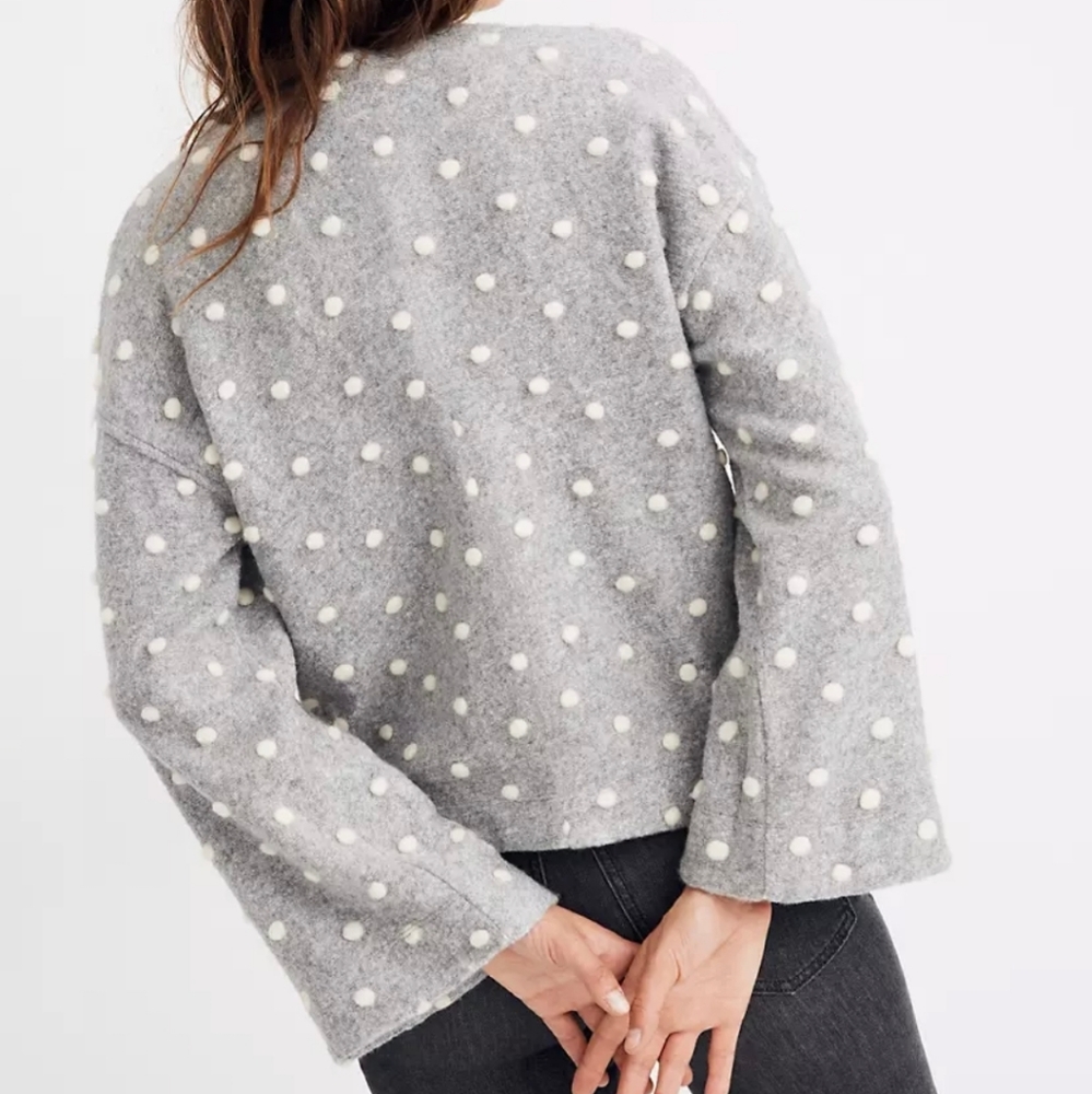 Texture & Thread Boxy Bobble Cardigan - Picture 2 of 10
